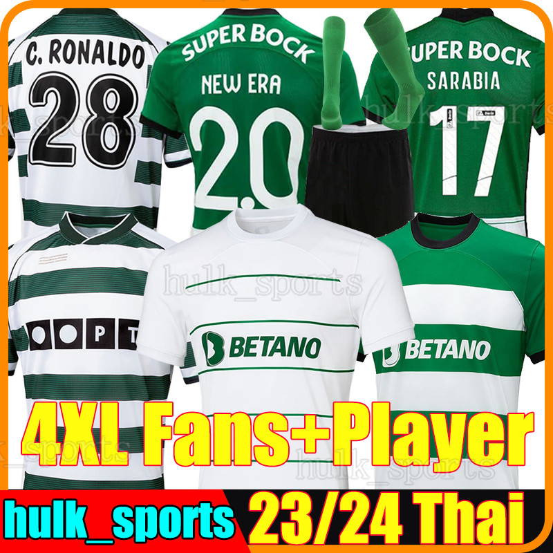 

4XL Sporting CP 23/24 Lisboa soccer jerseys Away Lisbon Jovane Sarabia Vietto COATES ACUNA 2023 2024 Stromp Kit Clube de football shirt tops retro 2001 2003 2004, 23-24 home