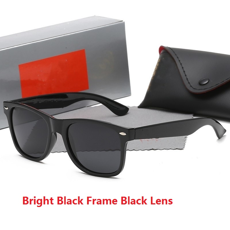 

Men Women Sunglasses Adumbral Goggle UV400 Eyewear Classic Brand Eyeglasses 2140 Female Band Ray Sun Glasses Metal Frame Bans Case with Box