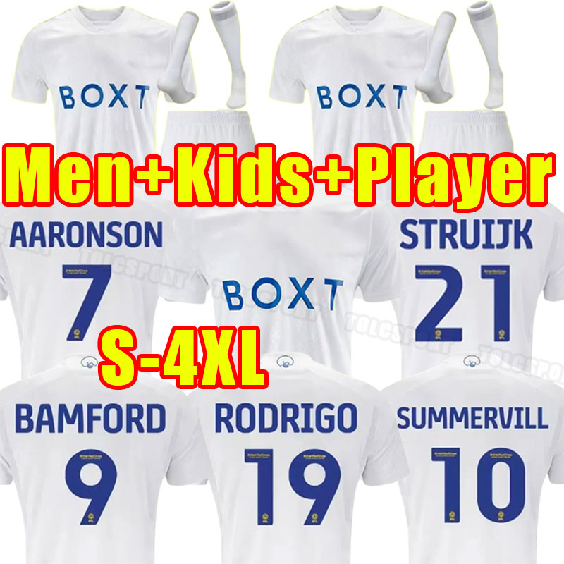 

3XL 4XL Soccer jerseys UTD 23 24 THIRDROBERTS HARRISON HERNANDEZ COSTA BAMFORD CLARKE Fans player vsrsion 2023 2024 football shirt Men ALIOSKI leEds Full Set Men Kids, Home