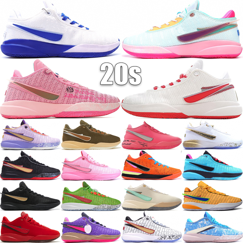 

Top Men XX Basketball Shoes Lebrons 20 NXXT Gen Trainers The Debut South Beast Time Machine Trinity Olive Green University Red Outdoor Sneakers Size 40-46, #28