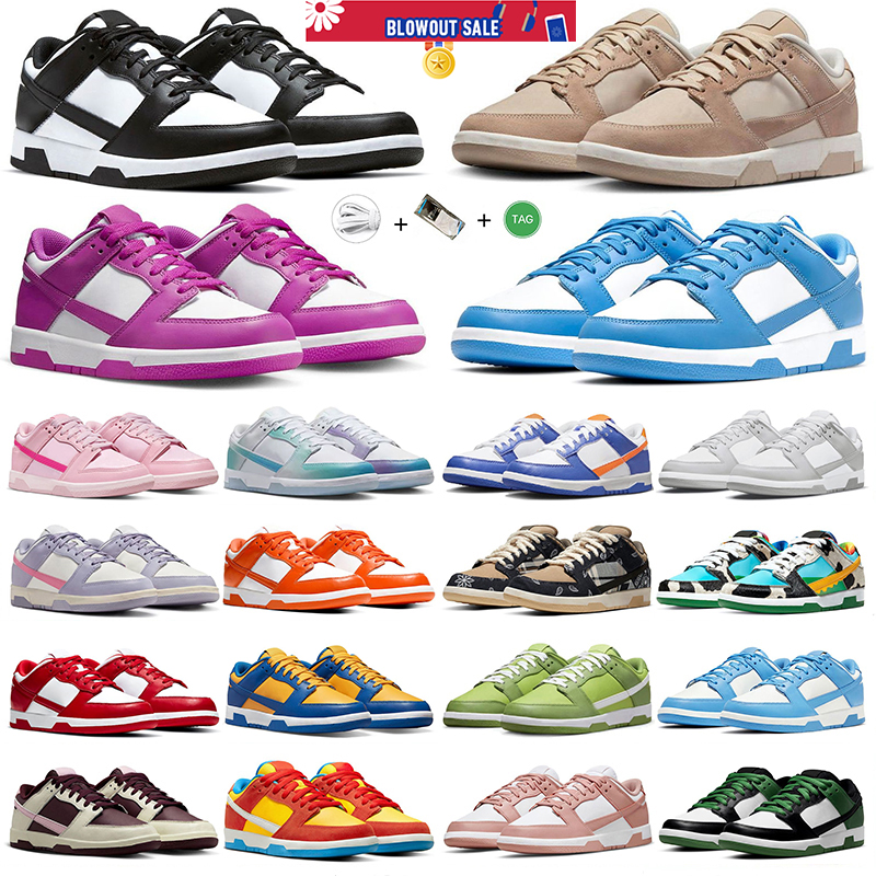 

Jogging Walking Shoe Mens Womens Shoes Platform Sneakers Panda UNC Active Fuchsia Triple Pink Unlock Your Space Grey Fog Indigo Haze Men Sports Running Trainers 36-45, Color#2