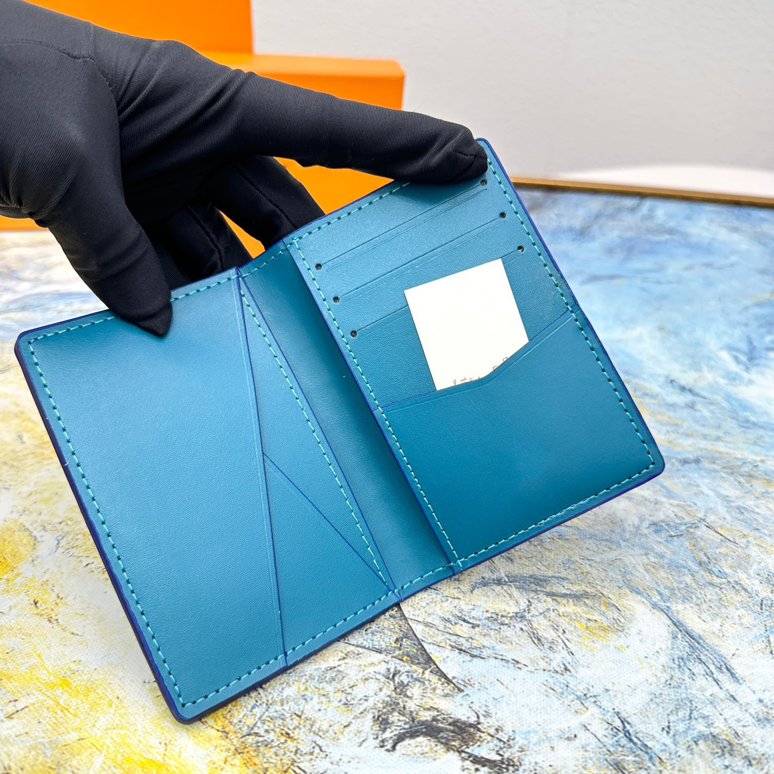 

POCKET ORGANIZER Aerogram men card holders small short wallet new designer brand moeny clip bag purse, Grey