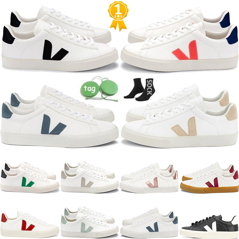 

Veja Designer Shoes Veja Campo Womens Sneakers Shoes Men 'S Classic White Unisex Fashion Couples Vegetarianism Style Original Size 36-45, #8