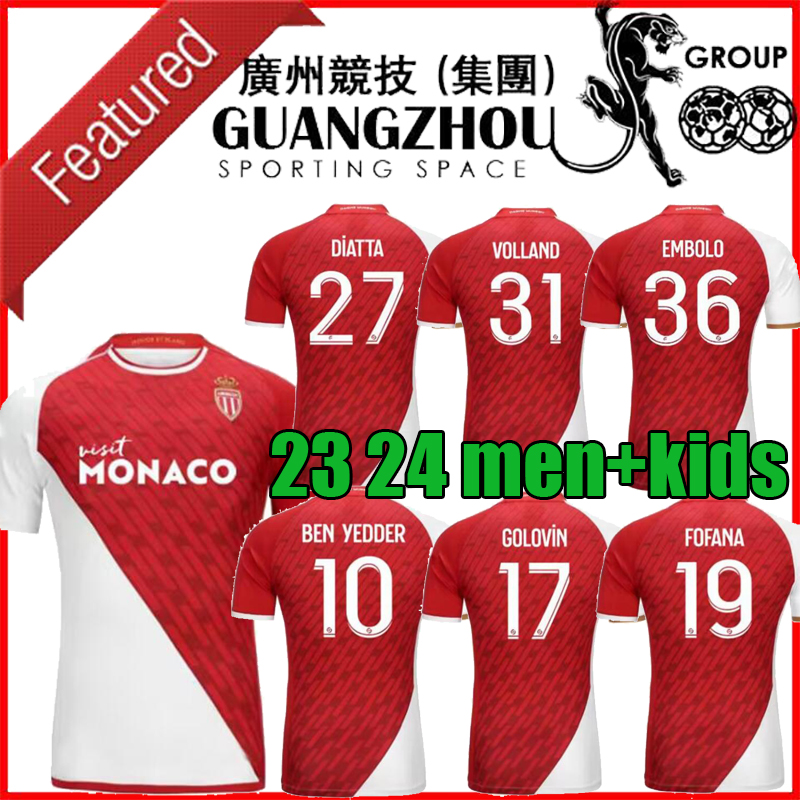 

23 24 Maillot aS MonAcO Soccer Jerseys Kids Kit Foot Training 2023 2024 Football Shirt Player Version 2023 2024 Home Away Survetement de Foot BOADU BEN YEDDER MINAMINO, Betis home europa