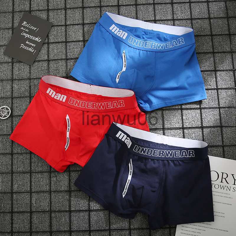 Underpants boxer mens underwear men cotton underpants male pure men panties shorts underwear boxer shorts cotton solid cuecas J0713-image-886556054