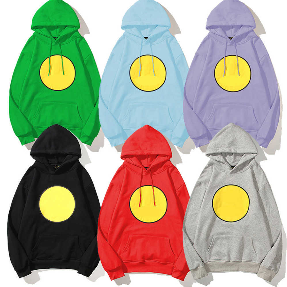 

New Mens and Womens Hoodies Sweatshirts Drews Printing House Smile Long Sleeve Hooded Style Winter Sweater Tops Clothing Asian Size M