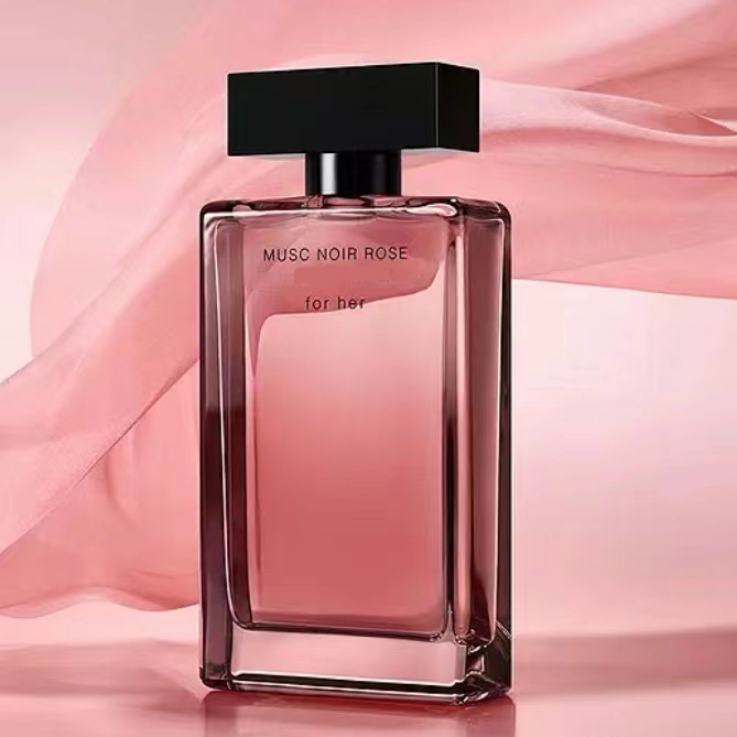 

For Her Perfume 100ml Musc Noir Rose Perfumes Women Fragrance 3.3fl.oz Eau De Parfum Long Lasting Good Smell EDP Floral Woman Cologne Spray Body Mist Fast Ship