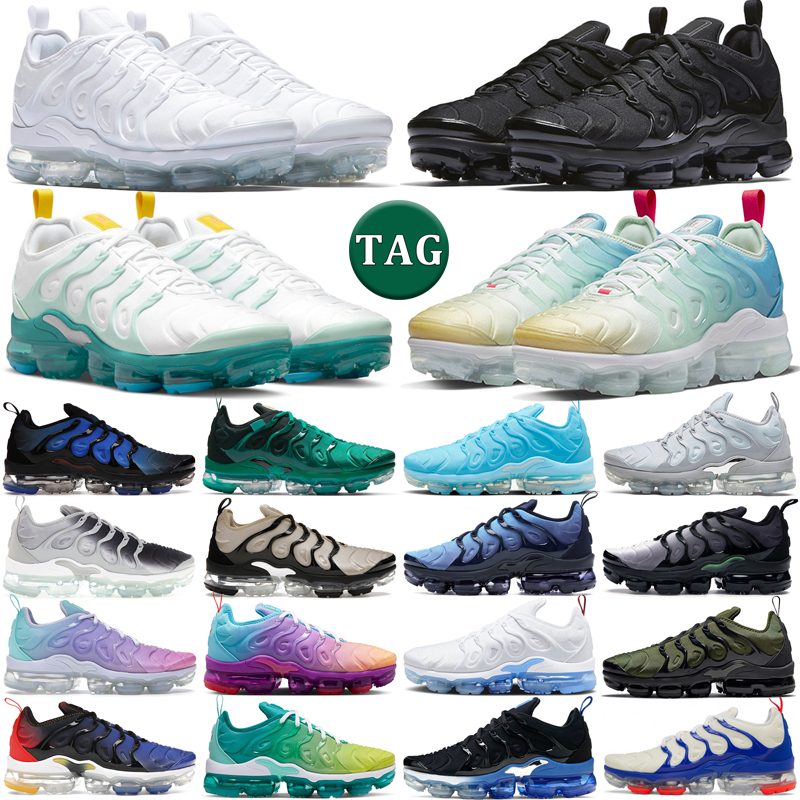 

tn plus running shoes men women Triple Black White Metallic Gold Cool Grey University Blue Volt Atlanta Beige Obsidian mens trainers outdoor sports sneakers, 12