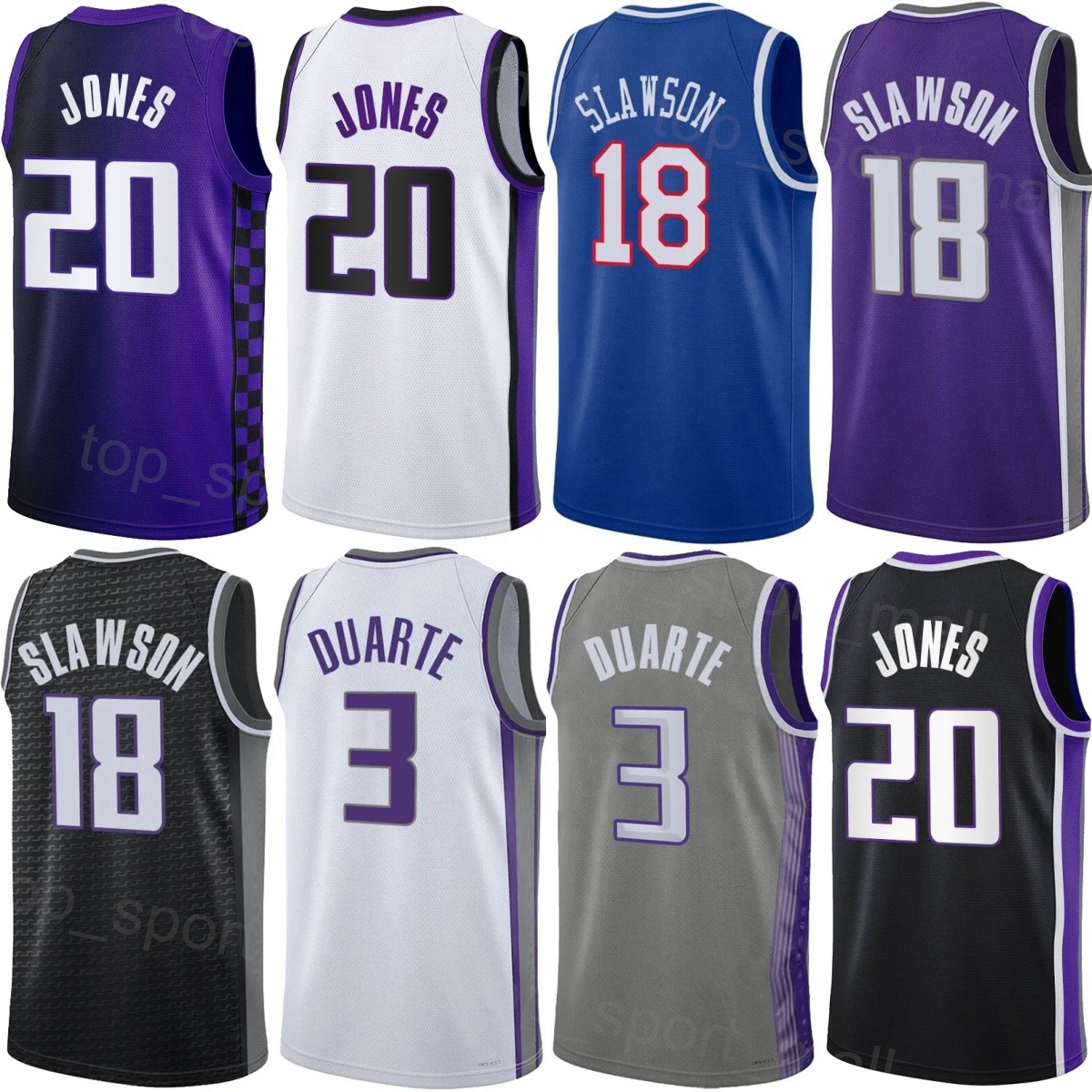 

Print Basketball Colby Jones Jersey 20 Jalen Slawson 18 Chris Duarte Keegan Murray 13 Harrison Barnes 40 DeAaron Fox 5 Davion Mitchell 15 Chimezie Metu 7 Men Kids, Blue