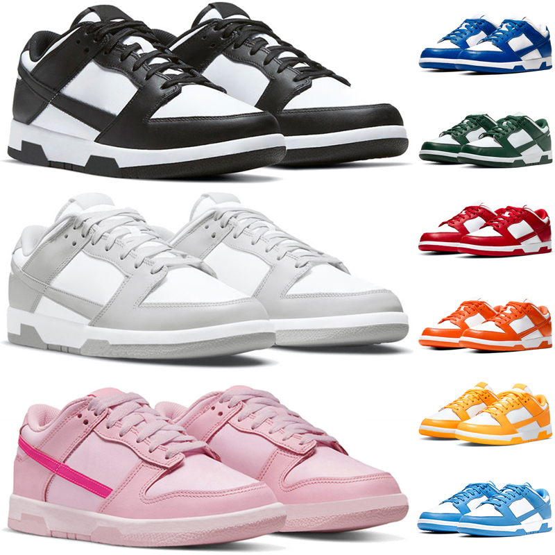 

Low Panda shoes men women White Black Grey Fog Coast Varsity Green Photon Dust Kentucky Syracuse Triple Pink Team Red GAI casual mens trainers flat sneakers