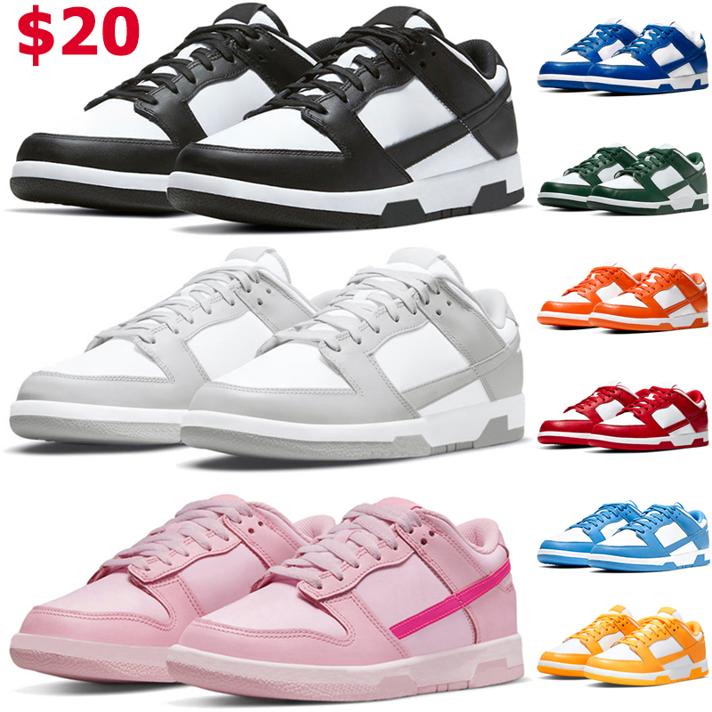 

Low Panda shoes men women White Black Grey Fog UNC Varsity Green Photon Dust Kentucky Syracuse Triple Pink Team Red GAI casual mens trainers flat sneakers