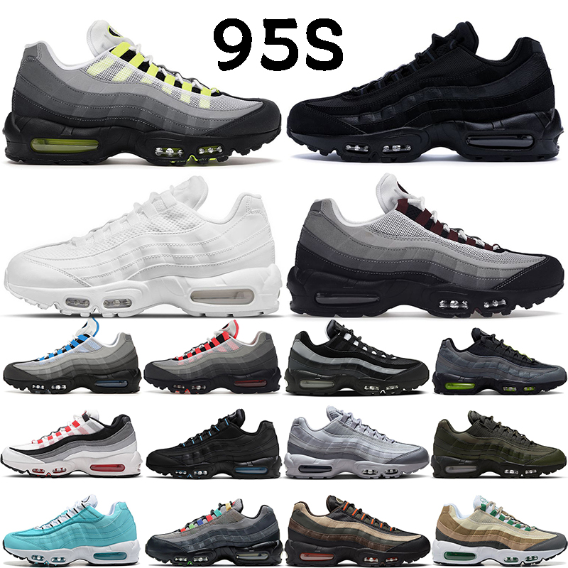 

max 95s running shoes 95 mens womens neon triple black white dark beetroot crystal blue solar red grey black volt smoke grey greedy taxi trainers sneakers 36-46, Item#1