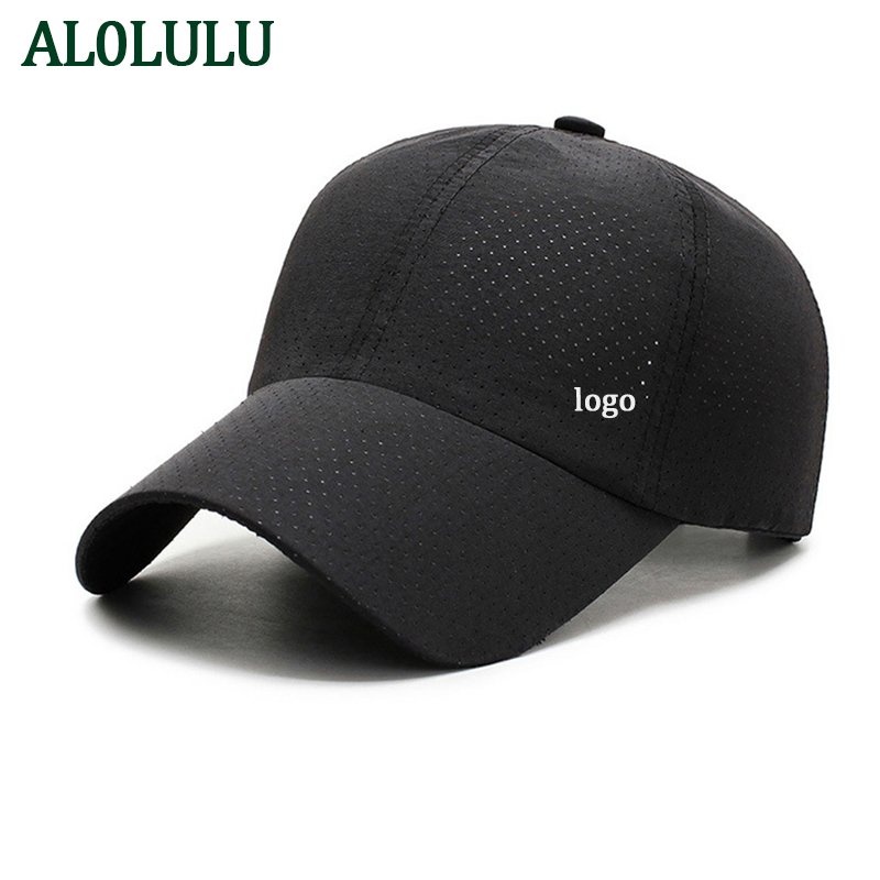 

AL0LULU Yoga Hats Men's And Women's Baseball Caps Fashion Quick-drying Fabric Sun Hat Caps Beach Outdoor Sports Solid Color Shade, Dark blue