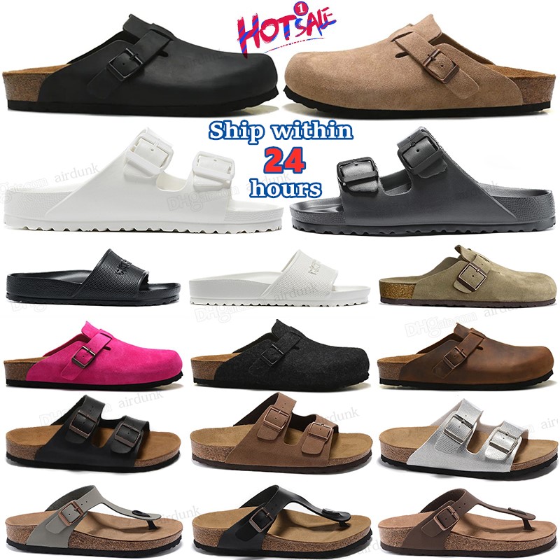 

Boston clogs sandals birkenstocks arizona slippers eva rubber men women birkens tock designer sandal pink taupe green suede mayari beach summer leather Cork Slide, 14