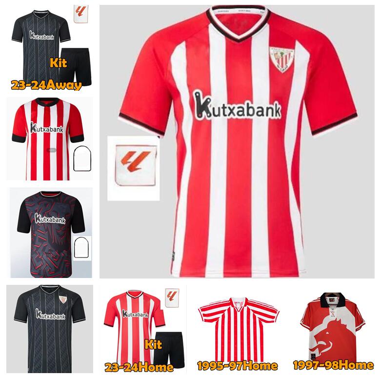 

22 23 24 Club Bilbao Soccer Jerseys BERENGUER 2023 2024 MUNIAIN Athletic WILLIAMS Football shirt RAUL GARCIA VILLALIBRE camiseta Sancet third GK UNAI SIMON away 3XL, Home kids