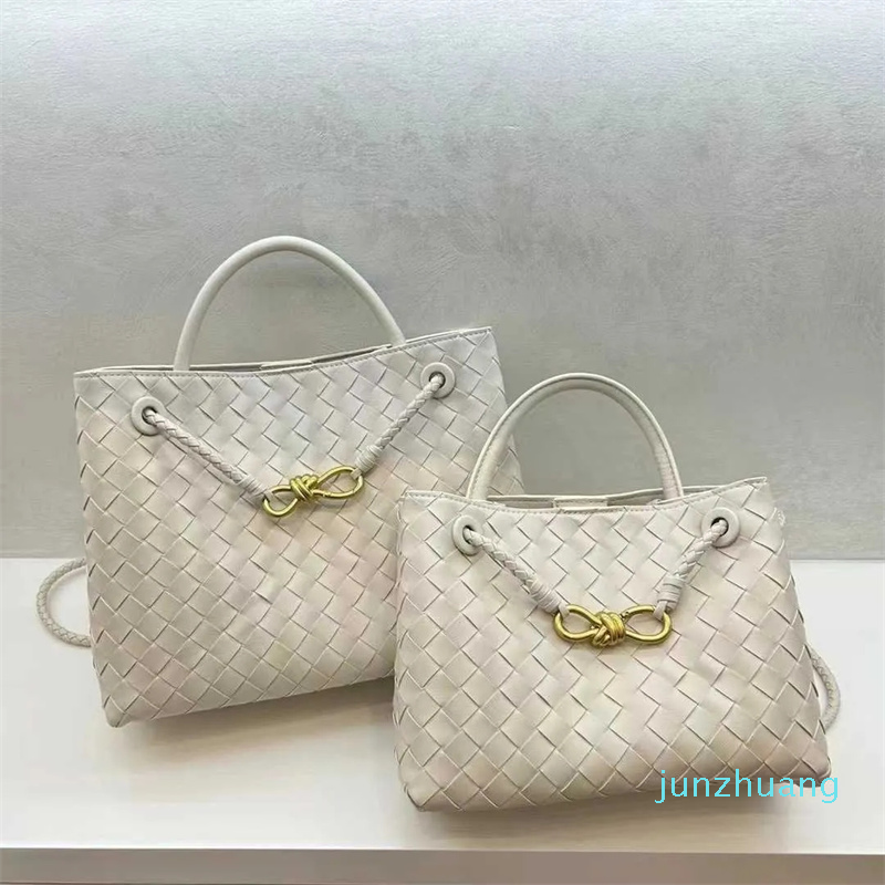 

Designer -Leather Luxury Metal Bag Tote Small Classic Spring Rope Buckle Girl Bags Shoulder Handheld High Capacity Women's, Gold9