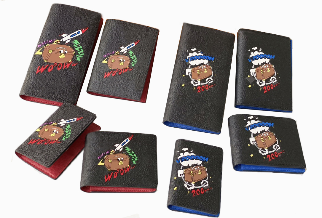 

Luxury designer wallets mens Multiple purse limited edition flower letter card holders high-quality male fashion slim money clutch bags with original box, 80403#brown monogrames