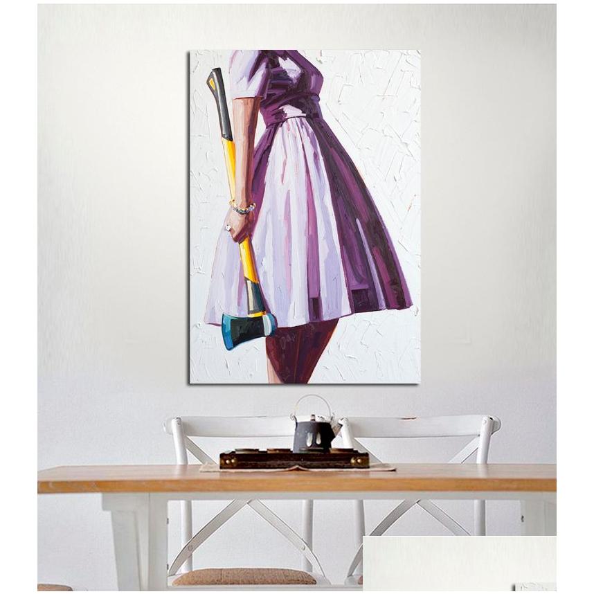  reemtsen axe oil painting poster print home decor framed or unframed popaper material22363203913