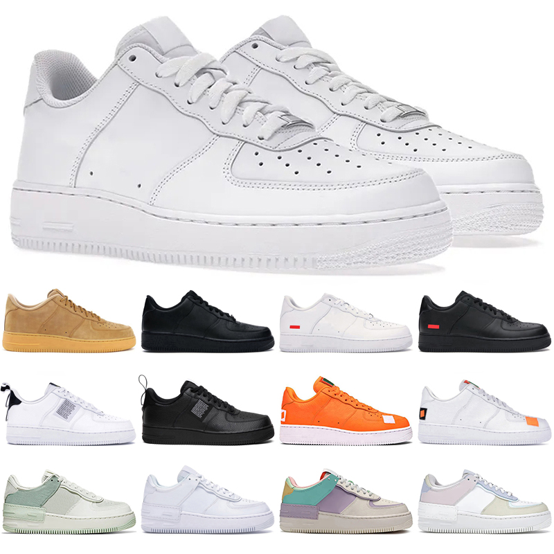 

Designer one af1 shoes men women 1 low Triple White Black Flax Utility Spruce Aura Pale Ivory casual mens trainers outdoor sports platform sneakers, 11