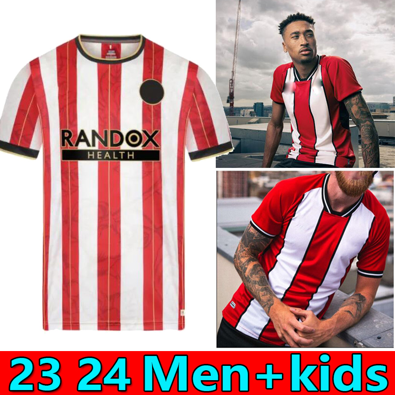 

23 24 SHEFFIELD soccer jerseys Limited Edition Promotion Kit Sander Berge UNITED John Egan Rhian Brewster Anel Ahmedhodzic Oliver Jayden Bogle football S-4XL, Kids