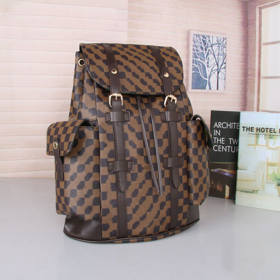 

Designer Bags M45205 M45515 MONTSOURIS PM elegant women genuine cowhide leather emobss canvas buckle backpack satchel purse shoulder bag, 30