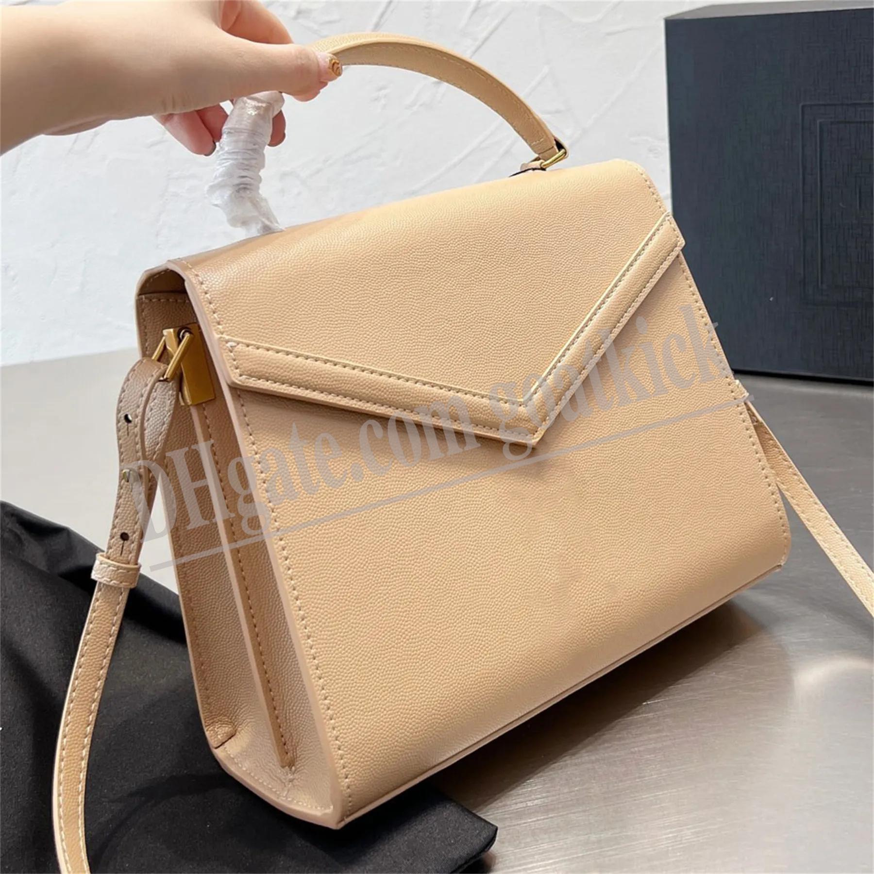 

Cassandra mini chain bag canvas smooth leather women shoulder crossbody bags classic tote luxury designer handbags top handle purse