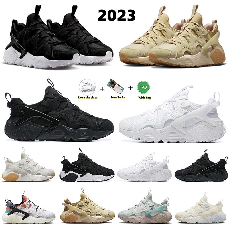 

2023 Huarache Huaraches Craft Mens Running shoes Triple Black White Sanddrift Lunar New Year Light Silver Grey Coconut Milk Men Women trainers sports sneakers