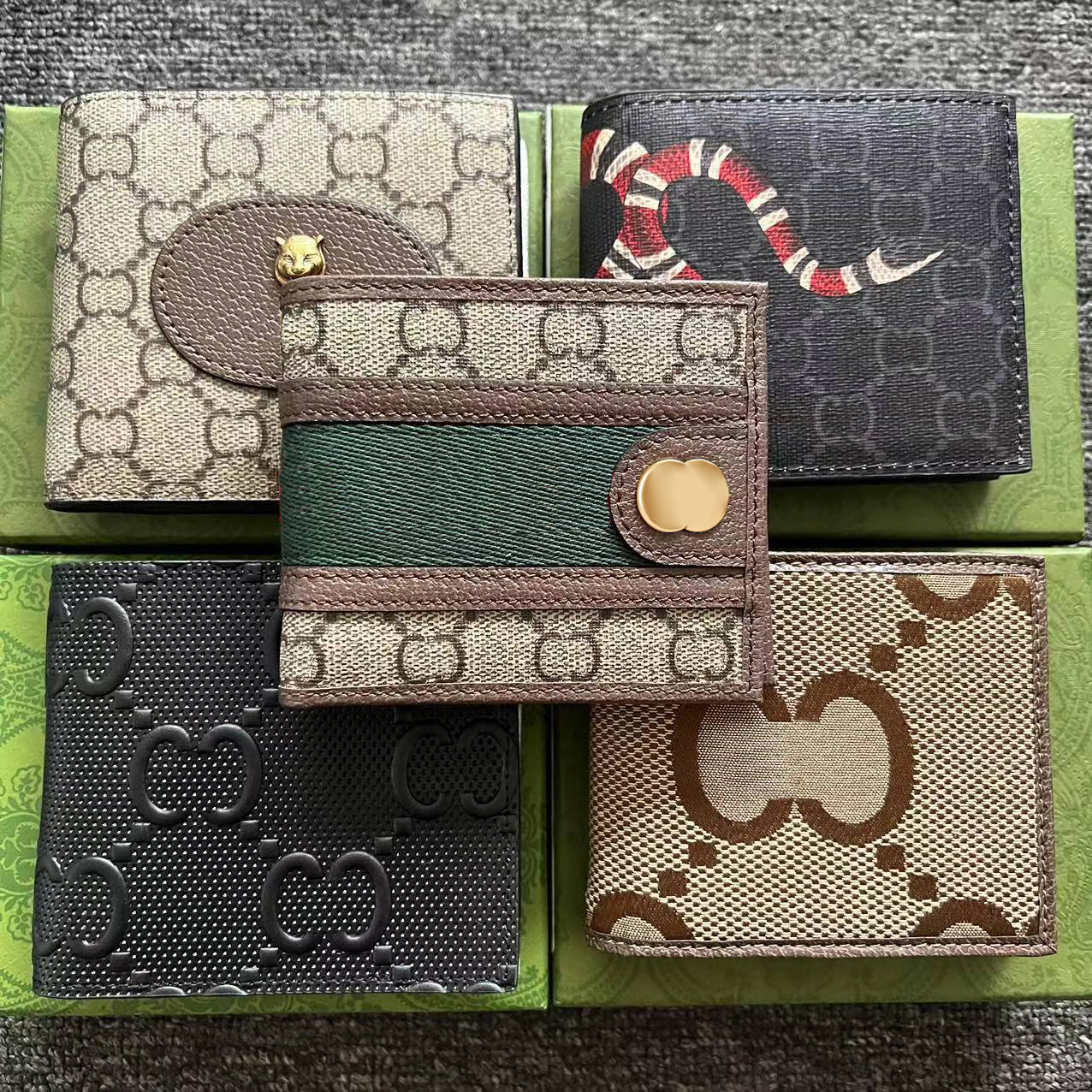 

10a quality Designer ophidia wallets cards holder with box graffiti little bee wristlet cardholder Leather luxury Womens coin purse mens wallet Key Ring key pouch