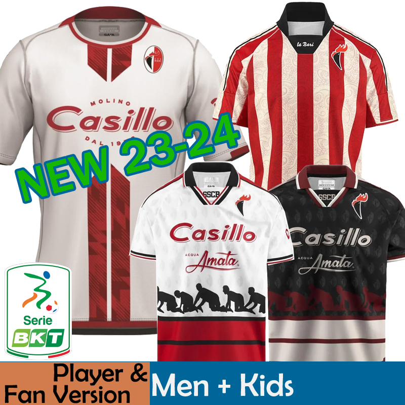 

23/24 Maglia SSC Bari Soccer Jerseys Kid Kit Maglietta Maglie Calcio Football Shirt 2023 2024 Special Edition Home Away Player Version BOTTA CHEDDIRA ESPOSITO VICARI, Special serie b patch 22-23 (2)