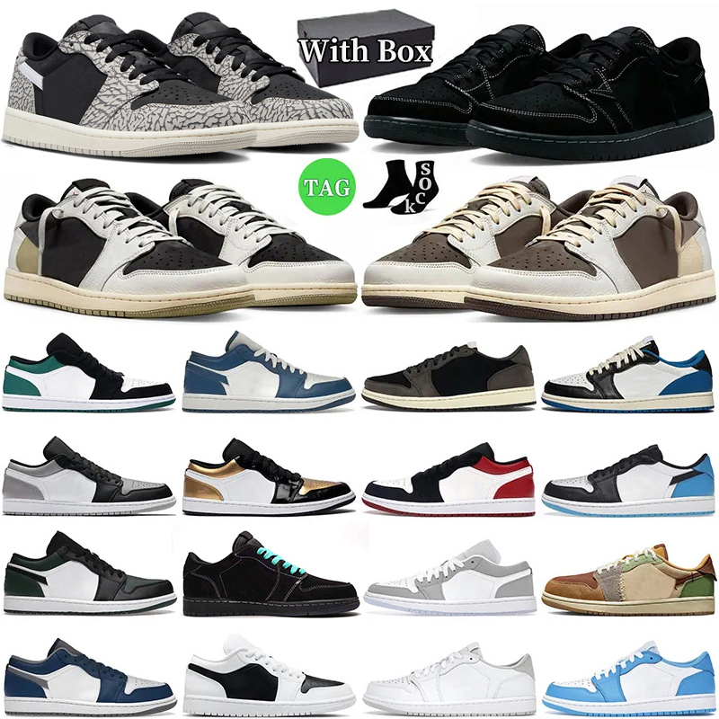 

with box jumpman 1 low basketball shoes for men women 1s lows Reverse Dark Mocha Black Phantom Concord Olive UNC outdoor sports sneakers mens womens trainers, #18