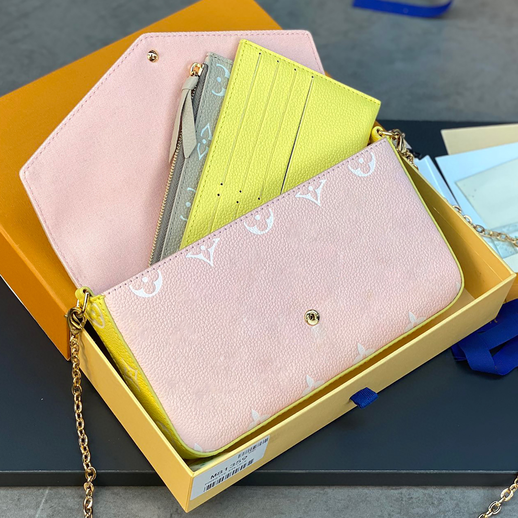 

pochette Luxury Designer Woman Bag handbag Felicie Pochette women shoulder bags purse date code fashion wholesale with pattern flowers letters checkers grid