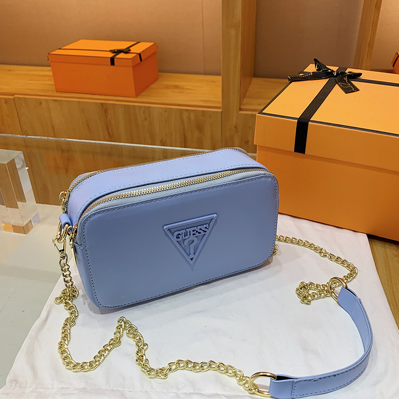 

Luxury Blue Women Bags Guess Handbag Female Designer Luxury For Travel High Quality Leather Messenger GS bag SMC9008, Khaki