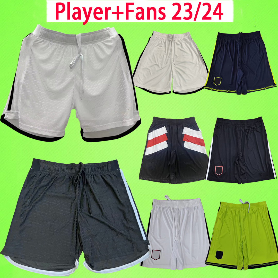 

Fans player version 2023 2024 soccer shorts Mens kit BRUNO SANCHO MANS UTDs football pants 23 24 ERIKSEN RASHFORD B. FERNANDES MANCHESTERS home away third fourth retro, 22/23 green