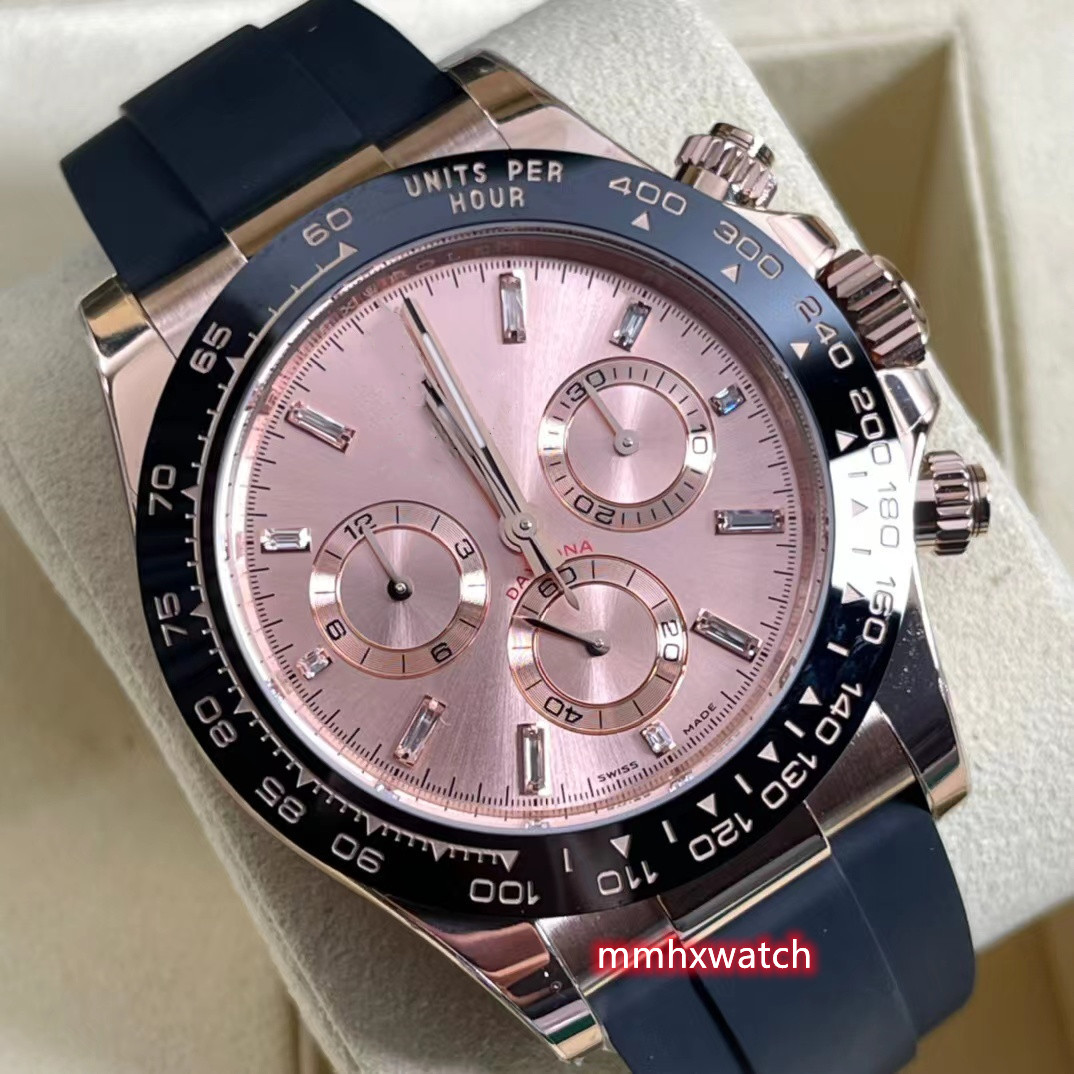 

BT factory watch diameter 40mm thick 12.2mm 4130 movement high penetration sapphire glass three seamless stitching head full table 904 fine steel sub-material, As shown