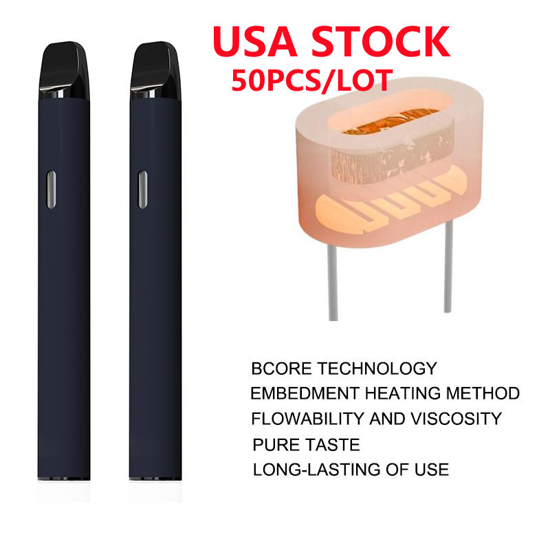 

D11 Disposable Vape Pen USA STOCK 2ml Vaporizer Pods Devices E Cigarettes Pos System PCTG Tank Thick Oil Empty Pen Rechargeable 350mah Battery