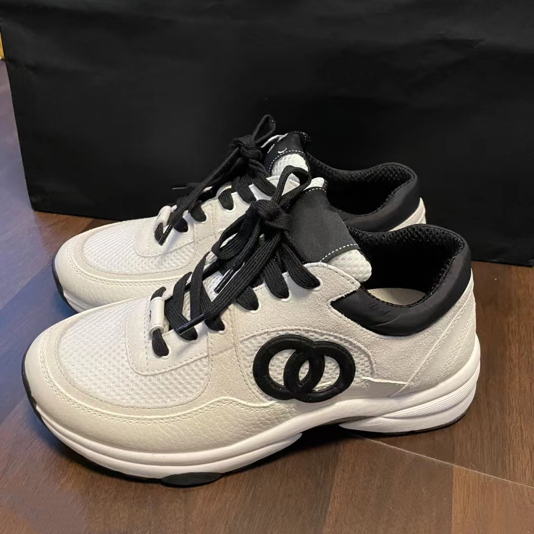 

Designer Running Shoes Fashion Channel Sneakers Women Luxury Lace-Up Sports Shoe Casual Trainers Classic Sneaker Woman Ccity, #6