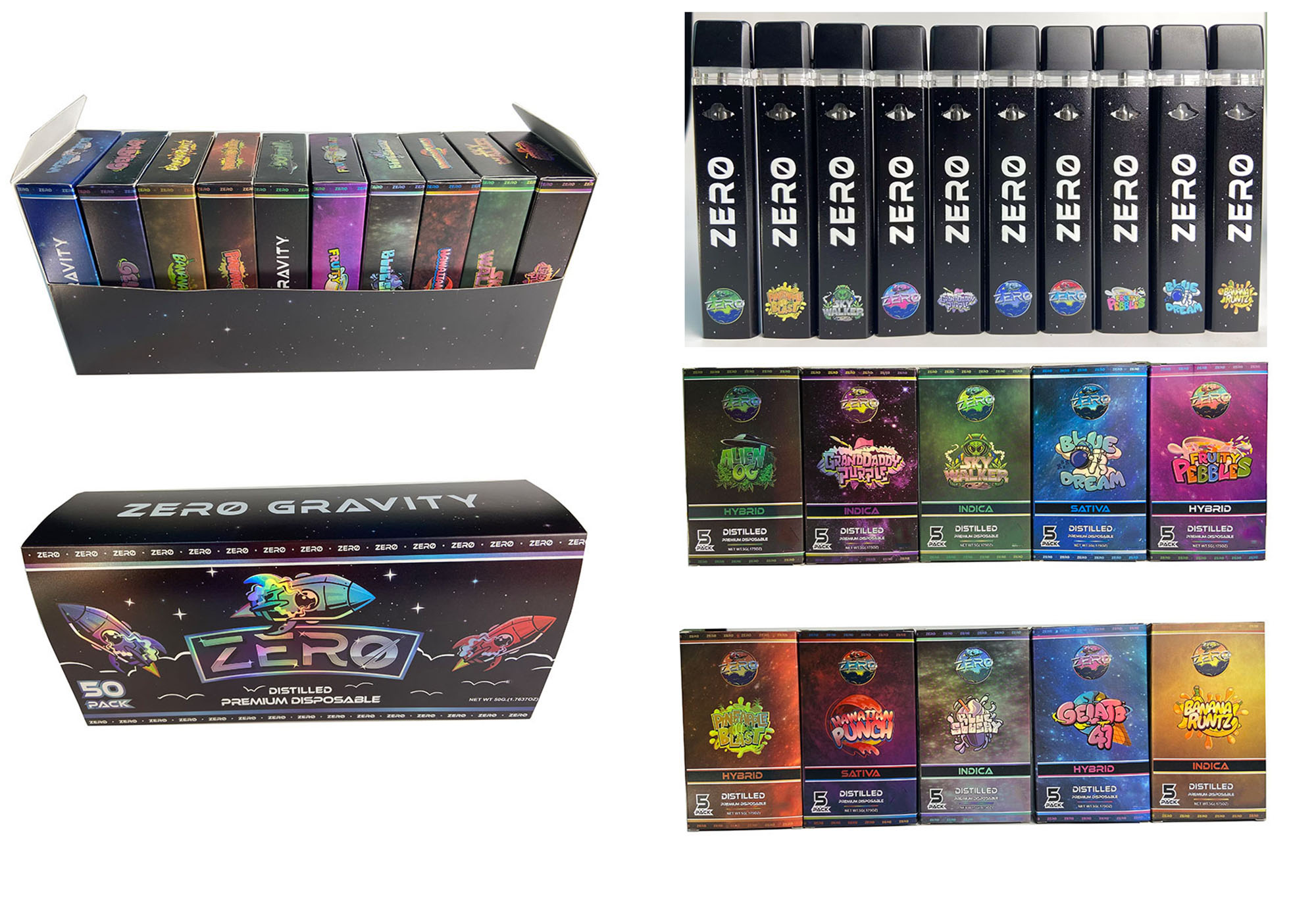 

New Arrive Disposable E-cigarette ZERO Disposable Vape Pen Rechargeable Battery 1ml Kit Vapes Cartridges Empty Oil Carts