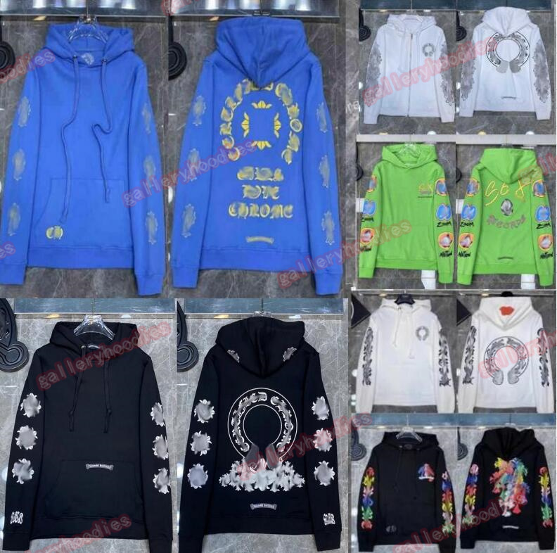 

Fashion Luxury Women's Jackets Designer Zipper Sweatshirts Heart Horseshoe Cross Print Brand Ch Hoodies Men Chromes Coat Casual Pullover Loose Sweater Jacke, Additional postage