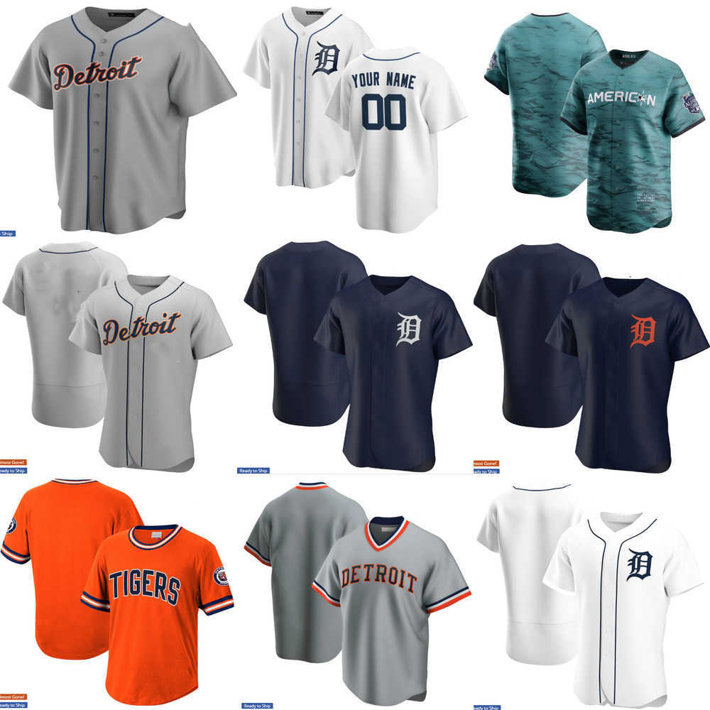 

2023 All-Star City Men Women Youth Detroit 24 Miguel Cabrera 23 Kirk Gibson 3 Alan Trammell 21 Jacoby Jones Tigers Baseball Jersey, Color