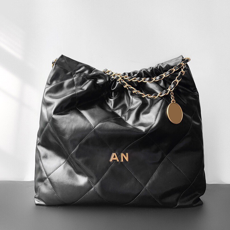 

Tote Bag Designer Shoulder Bag 22 Handbag 39CM Garbage Bags 10A Calfskin Shopping Bags With Box C017