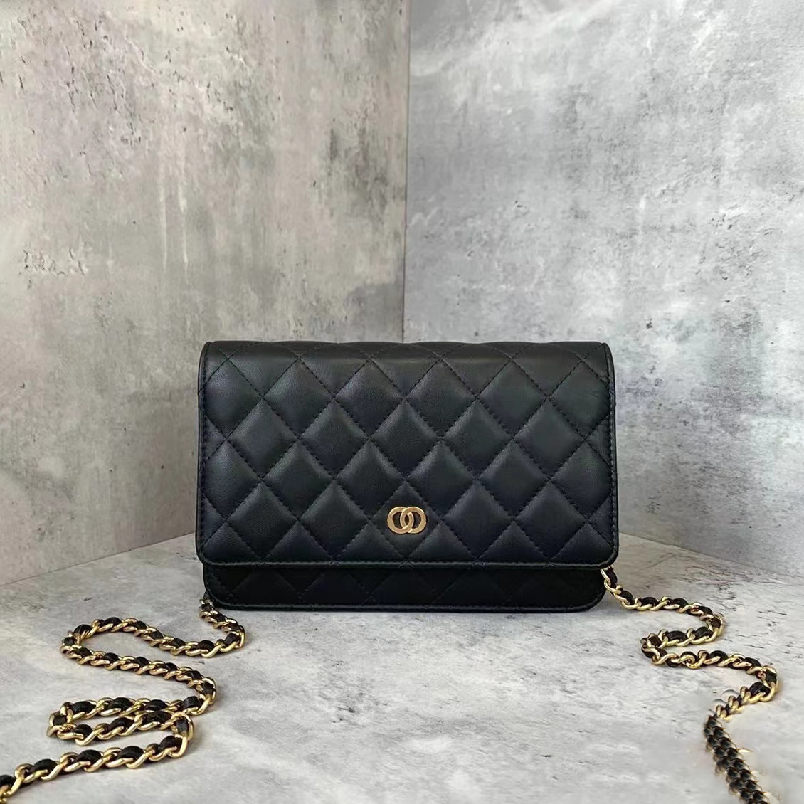 

mirror quality classic flap clutch channel Bags luxury tote handbag women man designer cc woc bag pochette Cross body Calfskin Lambskin quilted caviar Shoulder Bags, Khaki gold