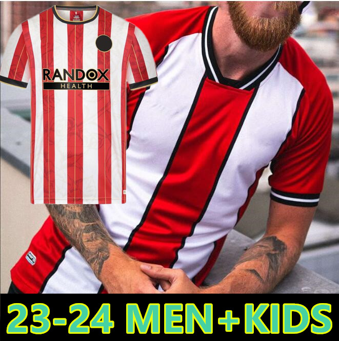

ShEffIElD UniTEdS Soccer Jerseys Promotion Special Kids Kit 22/23/24 Player Version 2023 2024 Football Shirts Home Away Third Men Child BREWSTER BERGE McBURNIE SHARP, 2023 promotion