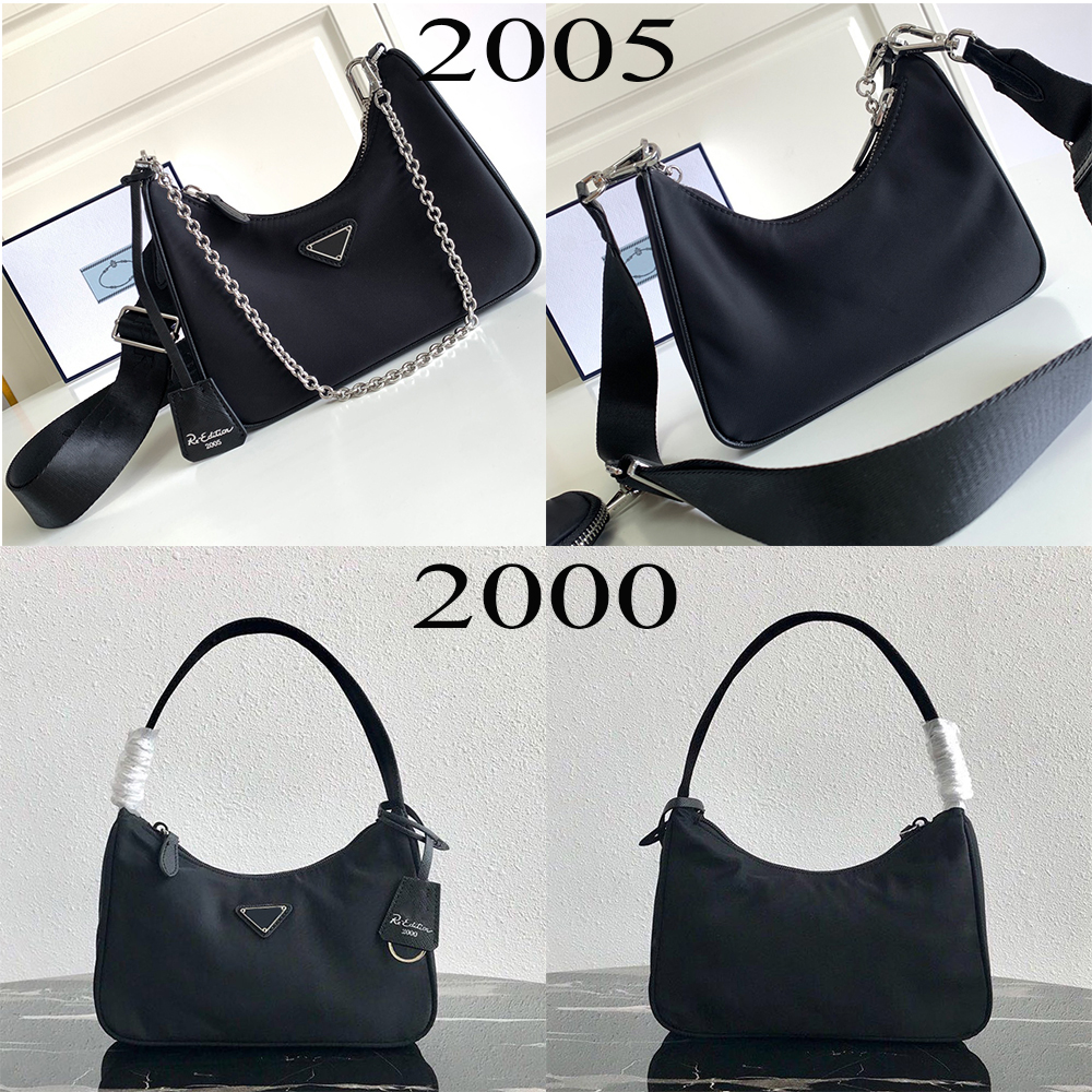 

designer bag women shoulder bags brand handbag flip luxury handbag nylon cloth bag classic strap small bag With original dust bag, Red