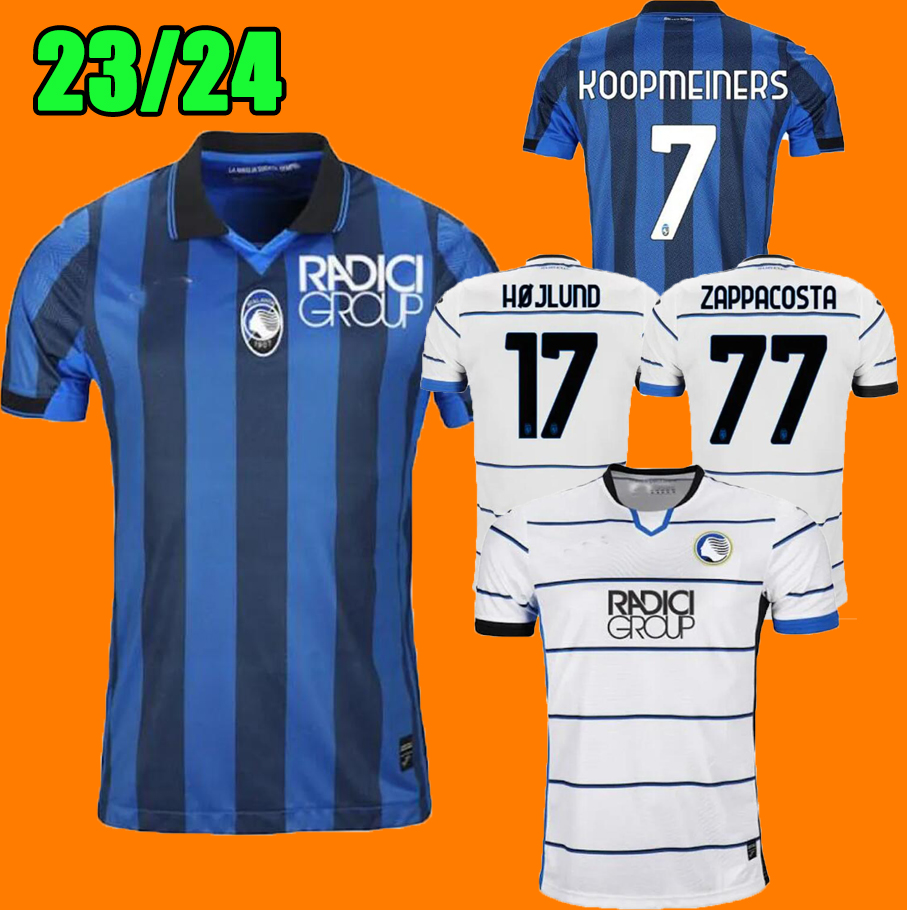 

Atalanta BC soccer jerseys 2023 2024 MAEHLE .MURIEL BOGA MALINOVSKYI MIRANCIHUK Shirt AWAY DUVAN PASALIC football SHIRTS, Black