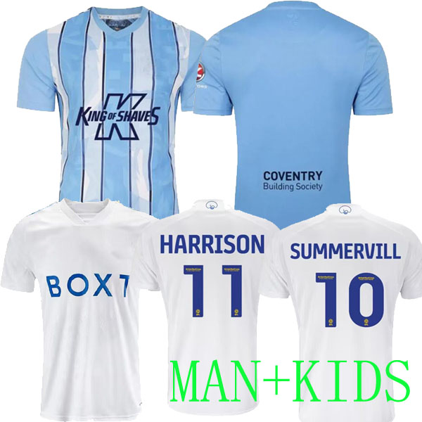 

23 24 Coventry City soccer jerseys BAMFORD Llorente Leeds Unitedes Hamer 2023 2024 home blue men kids kit football shirts tops camiseta de futbol home kids, Qpr away+patch