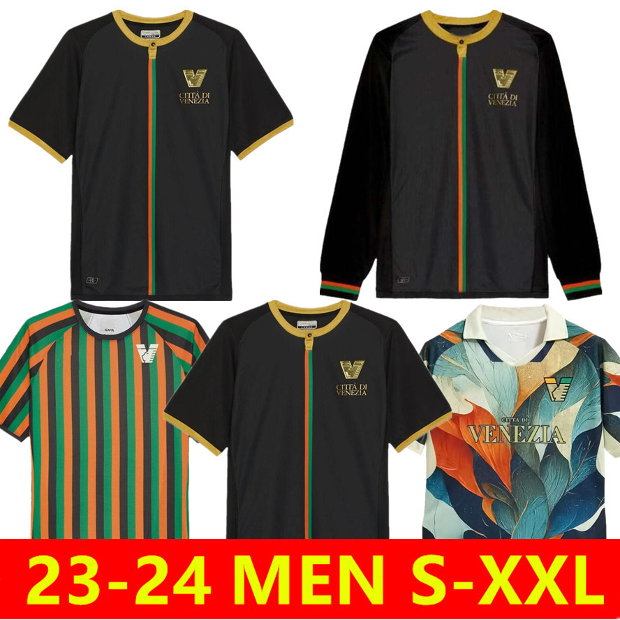 

23 24 Venezia FC concept Soccer Jerseys ARAMU FORTE Venice 2023 2024 BUSIO 27# Football Shirts 3rd Men Kids Kit Uniform pre match training long sleeve, Image6