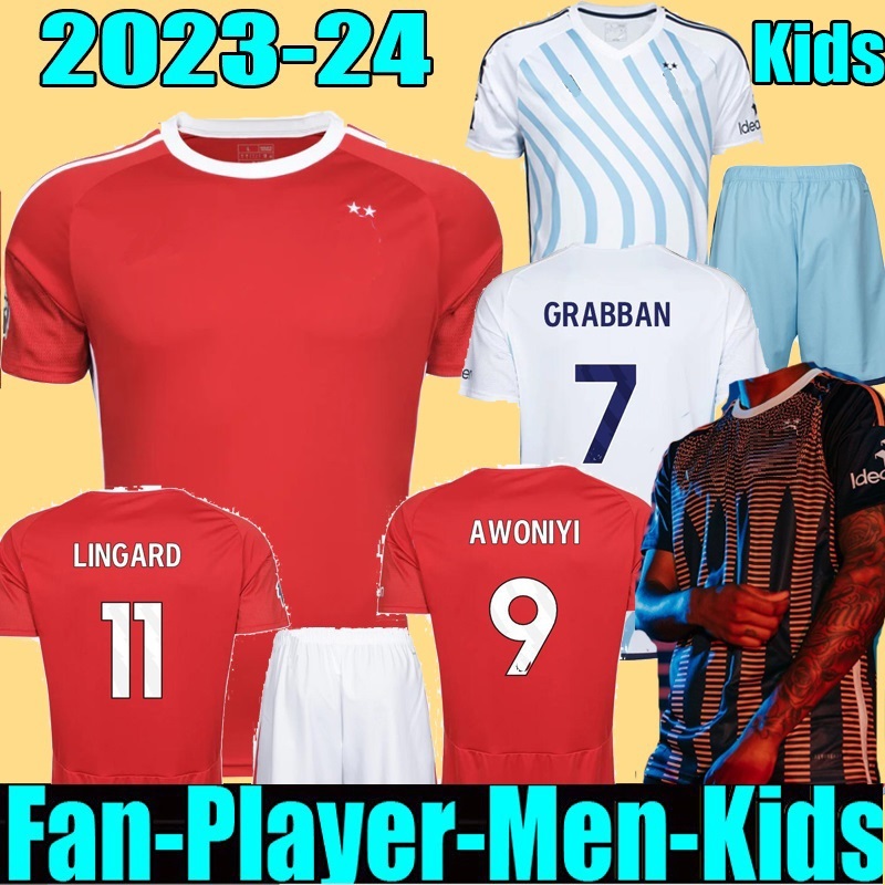 

Nottingham 23 24 LINGARD Soccer Jerseys GRABBAN Johnson Surridge 2023 2024 Men kids Forest Awoniyi AMEOBI KROVINOVIC Zinckernagel Football Shirts Men Kids Kit, Home kids
