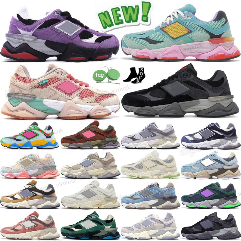 

9060 Joe freshgoods casual shoes iInside voices men women suede penny cookie pink violet noir black castlerock grey cherry blossom outdoor trail sneakers trainers, 38