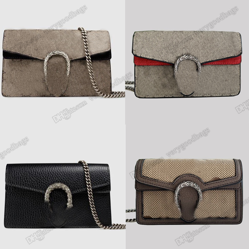 

Designer Classic Luxury Chain shoulder bag Fashion Women Plaid Flower Messenger Bag Vintage Ladies Brown Leather Handbag designer Cross Body Bag, 27