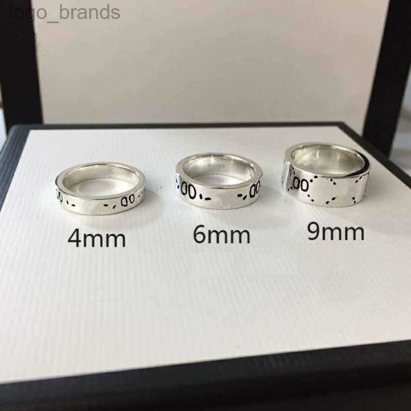 Designer Ring Rings Men's and Women's Skull ring Head Platinum Plated Silver Titanium Steel Letter G Classic Fashion Luxury Jewelry Doe-image-885402146